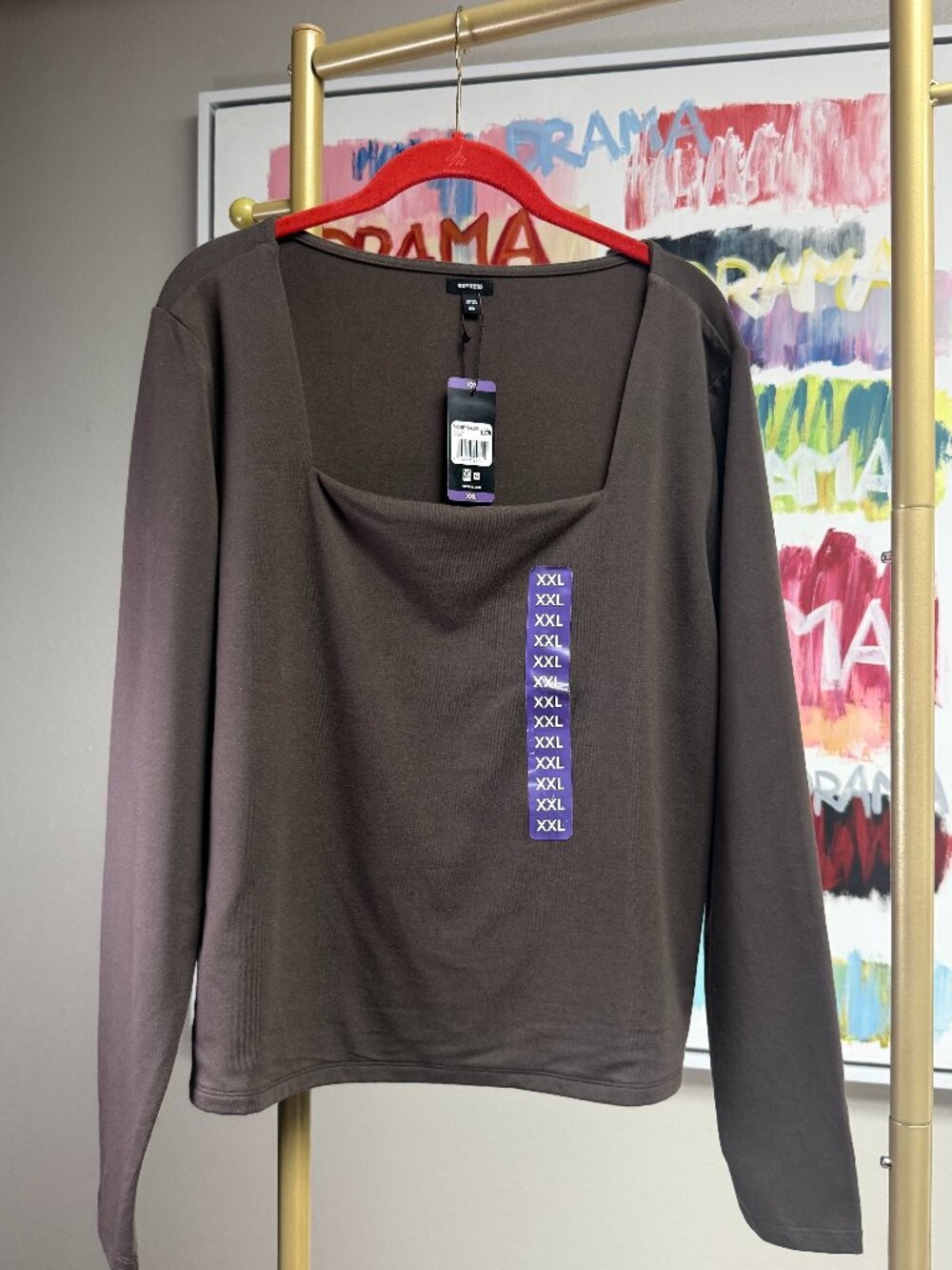 Express Top in Chocolate Brown